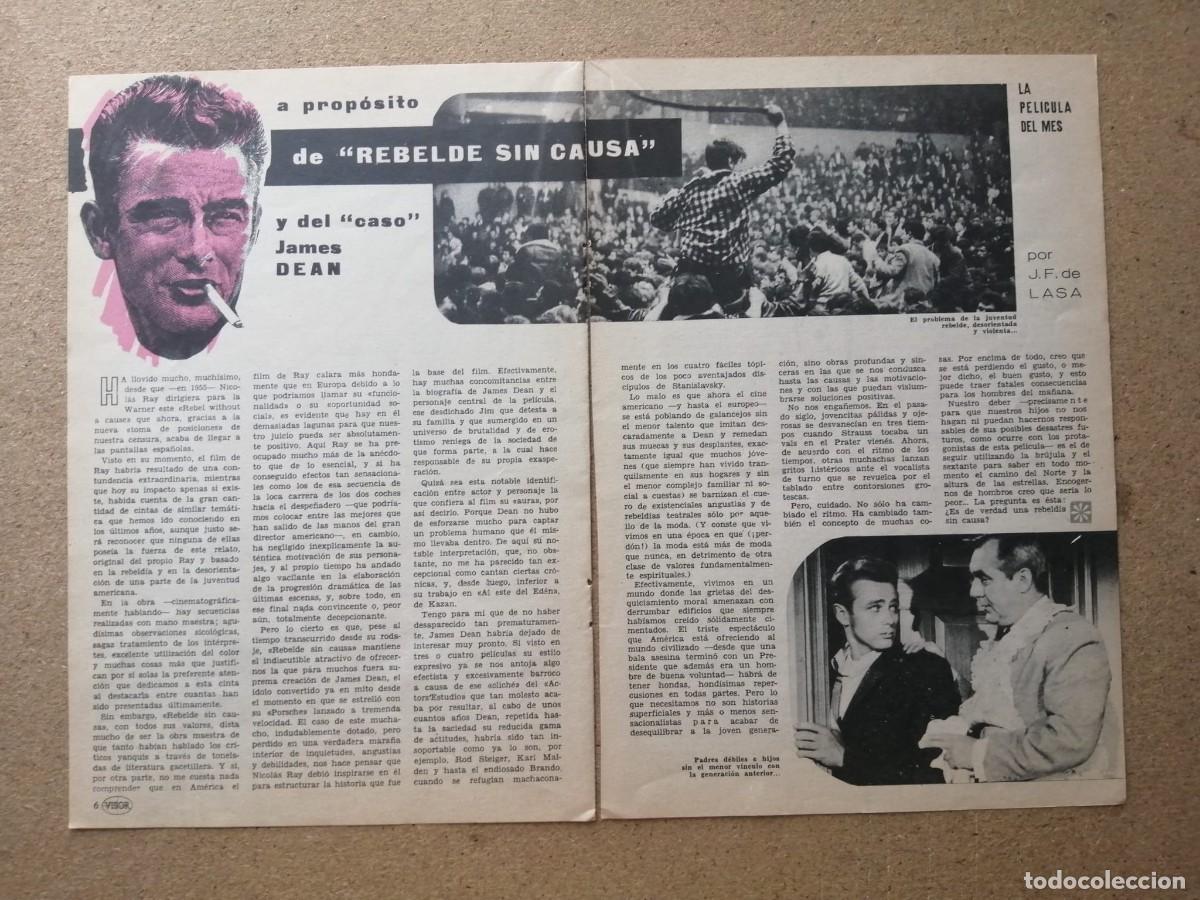 Cine: REPORTAJE. A PROPOSITO DE REBELDE SIN CAUSA Y DEL CASO JAMES DEAN