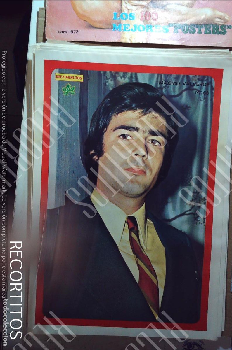 Cine: poster diez minutos 1972 maximo valverde