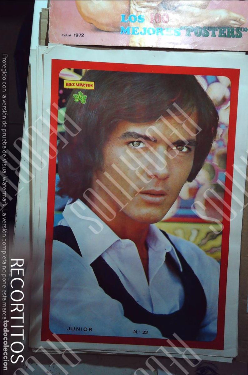 Cine: poster diez minutos 1972 antonio morales junior