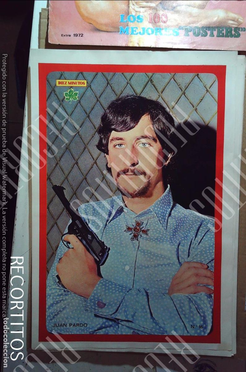 Cine: poster diez minutos 1972 juan pardo