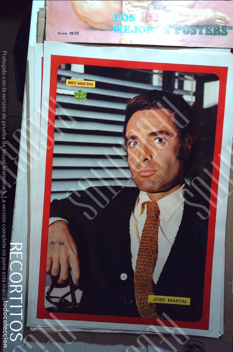 Cine: poster diez minutos 1972 jose martin pepe martin el conde de montecristo