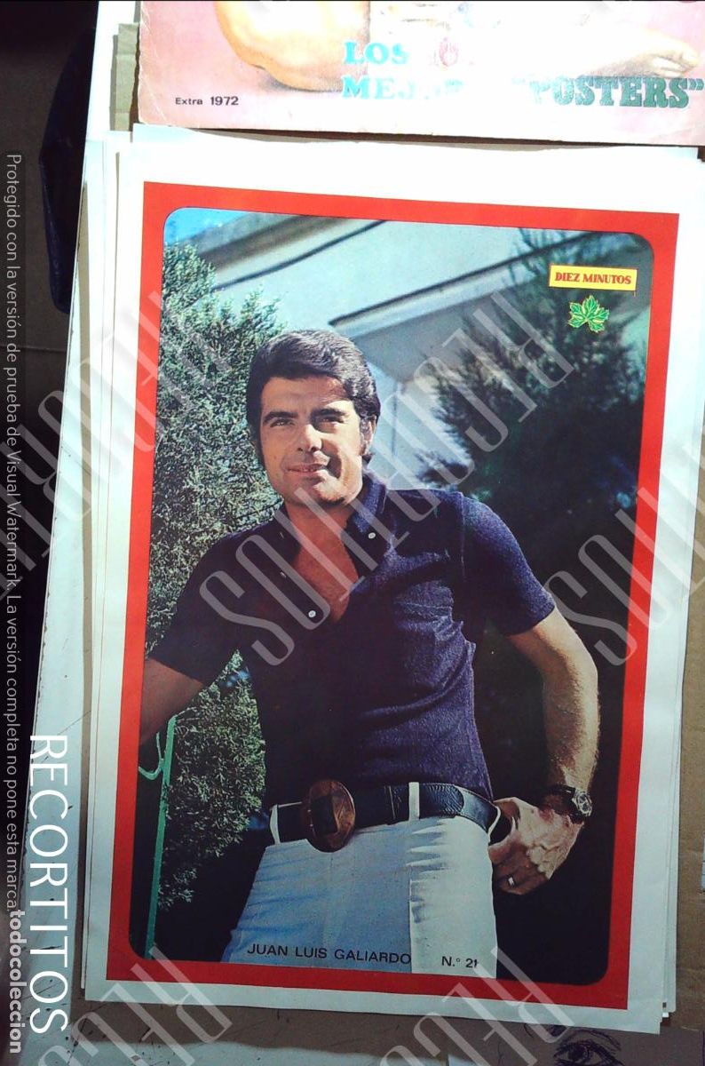 Cine: poster diez minutos 1972 juan galiardo