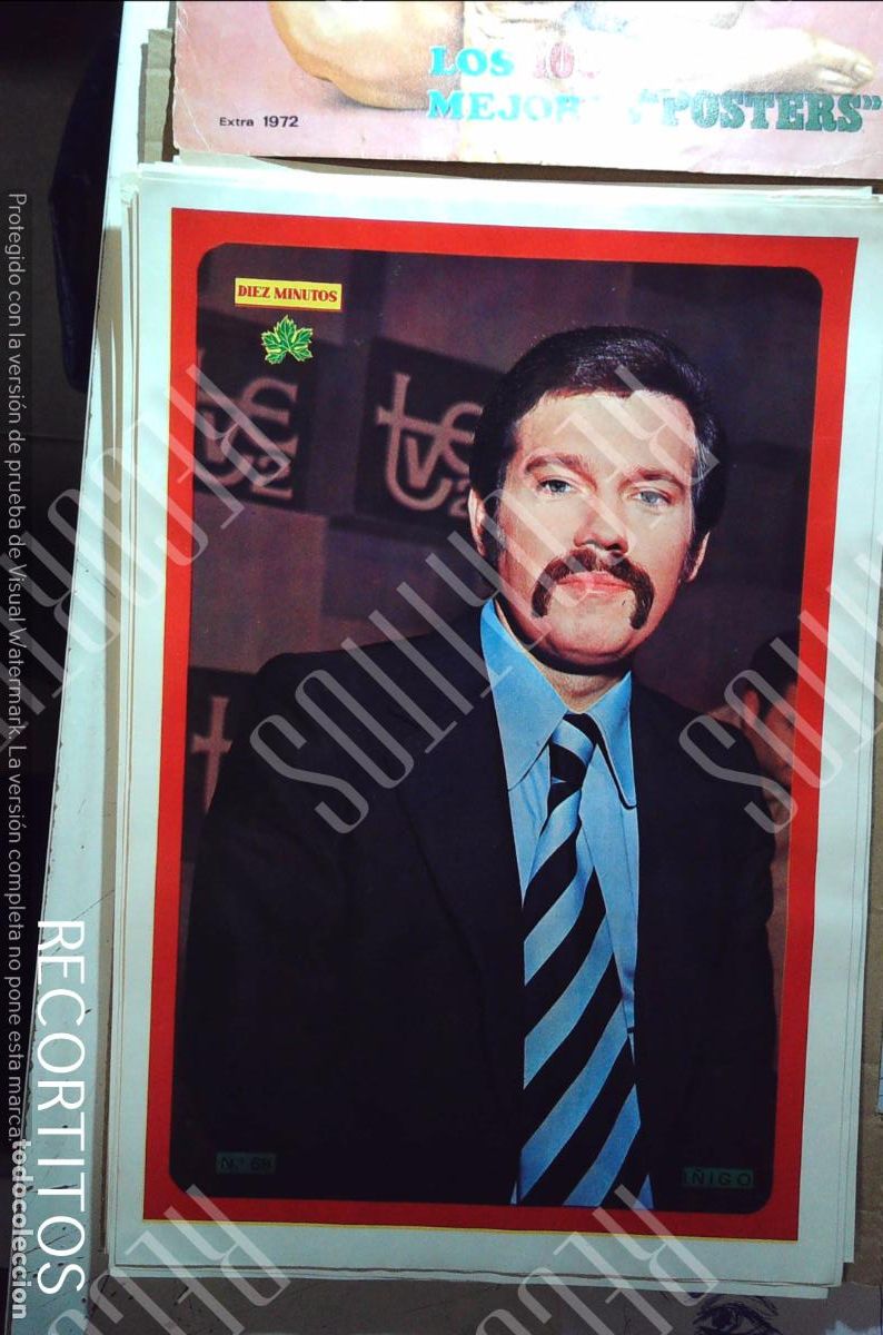 Cine: poster diez minutos 1972 jose maria i&ntilde;igo