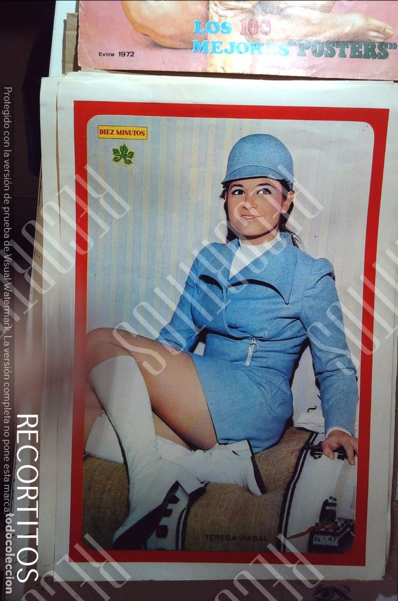Cine: poster diez minutos 1972 teresa rabal