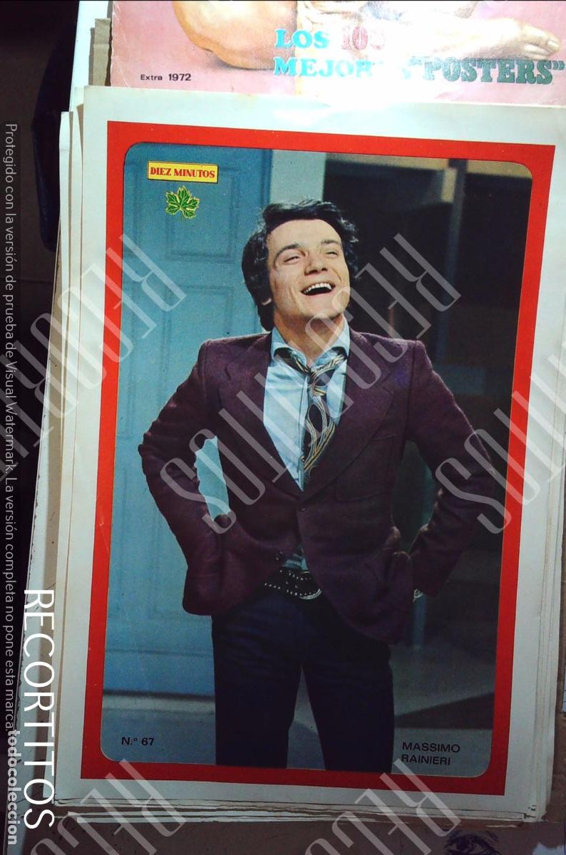 Cine: poster diez minutos 1972 massimo ranieri