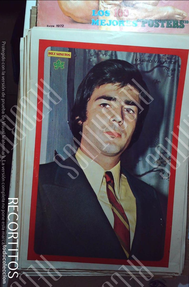 Cine: poster diez minutos 1972 maximo valverde