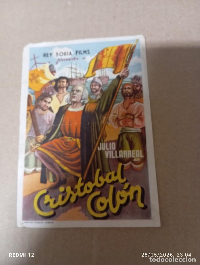 Cine: PASE MANO PROGRAMA CINE / CRISTOBAL COLON