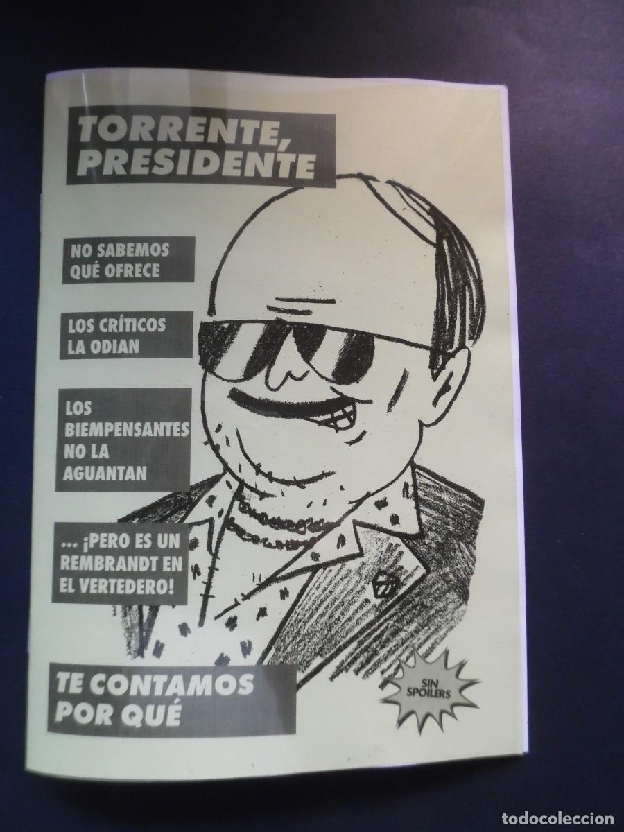 Cine: Torrente presidente, un fanzine de Imperator con portada de Sr. Mu. Homo Velamine. Santiago Segura