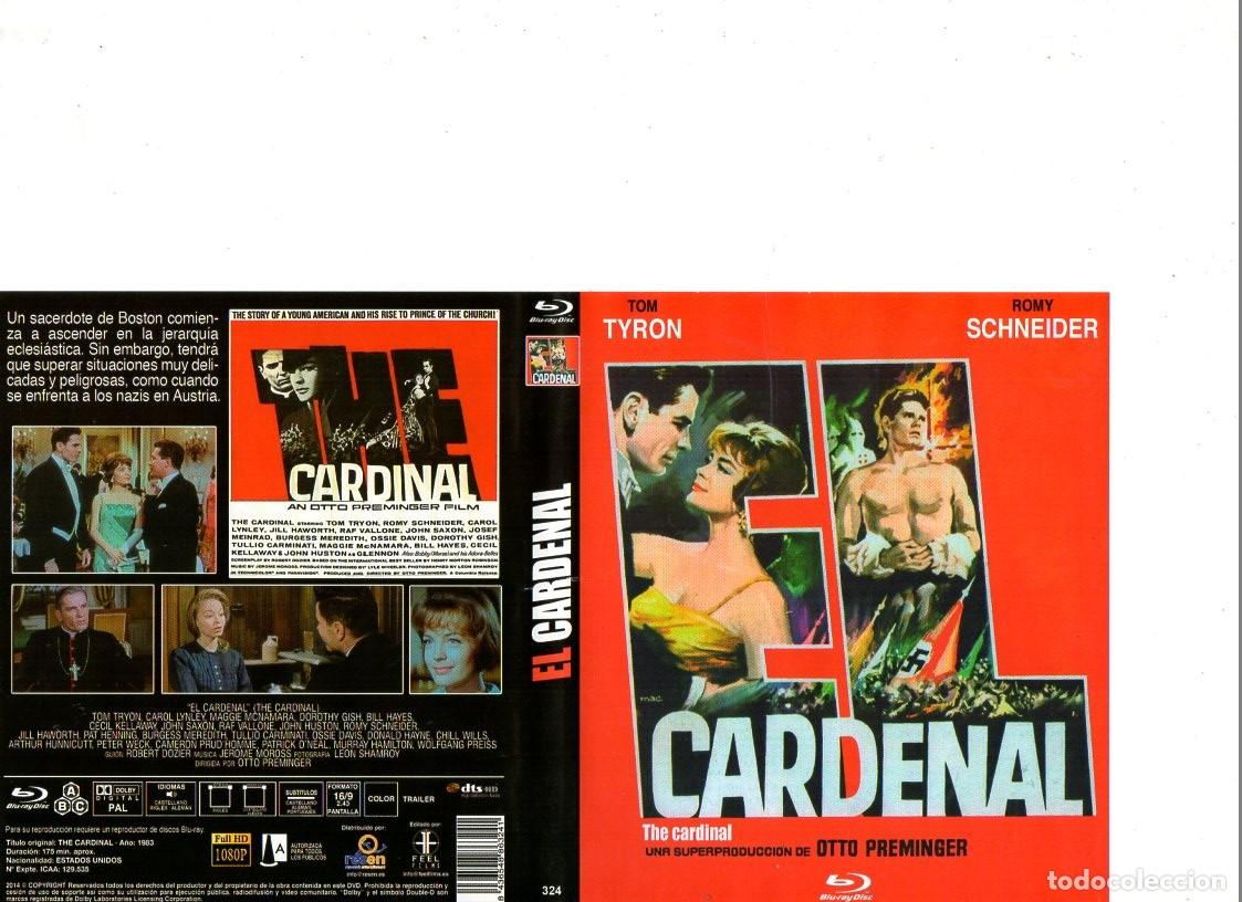 Cine: EL CARDENAL: TOM TRYON CARATULA BLU-RAY ORIGINAL