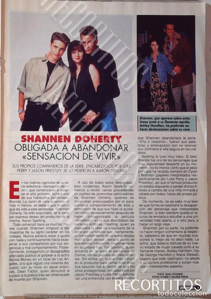 Cine: shannen doherty JASON PRIESTLEY LUKE PERRY 90210 ANA OBREGON BEVERLY HILLS SENSACON DE VIVIR