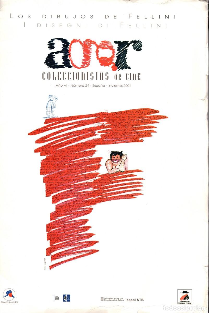 Cine: Los dibujos de Fellini - AGR Coleccionistas de cine - Carpeta con 8 l&aacute;minas