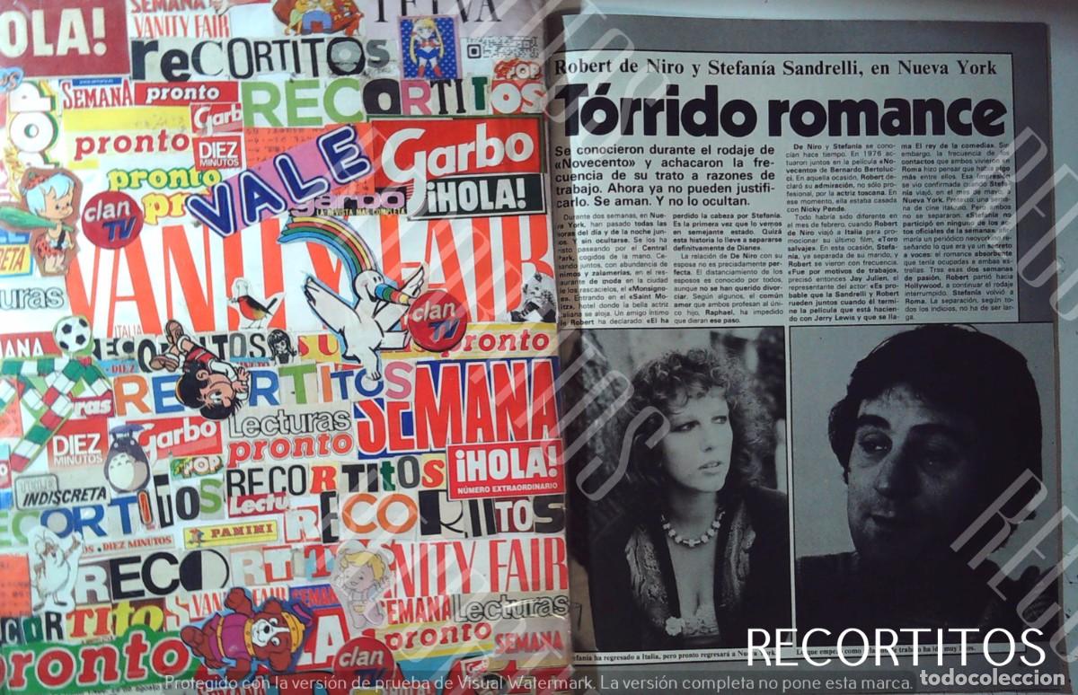 Cine: ROBERT DE NIRO STEFANIA SANDRELLI
