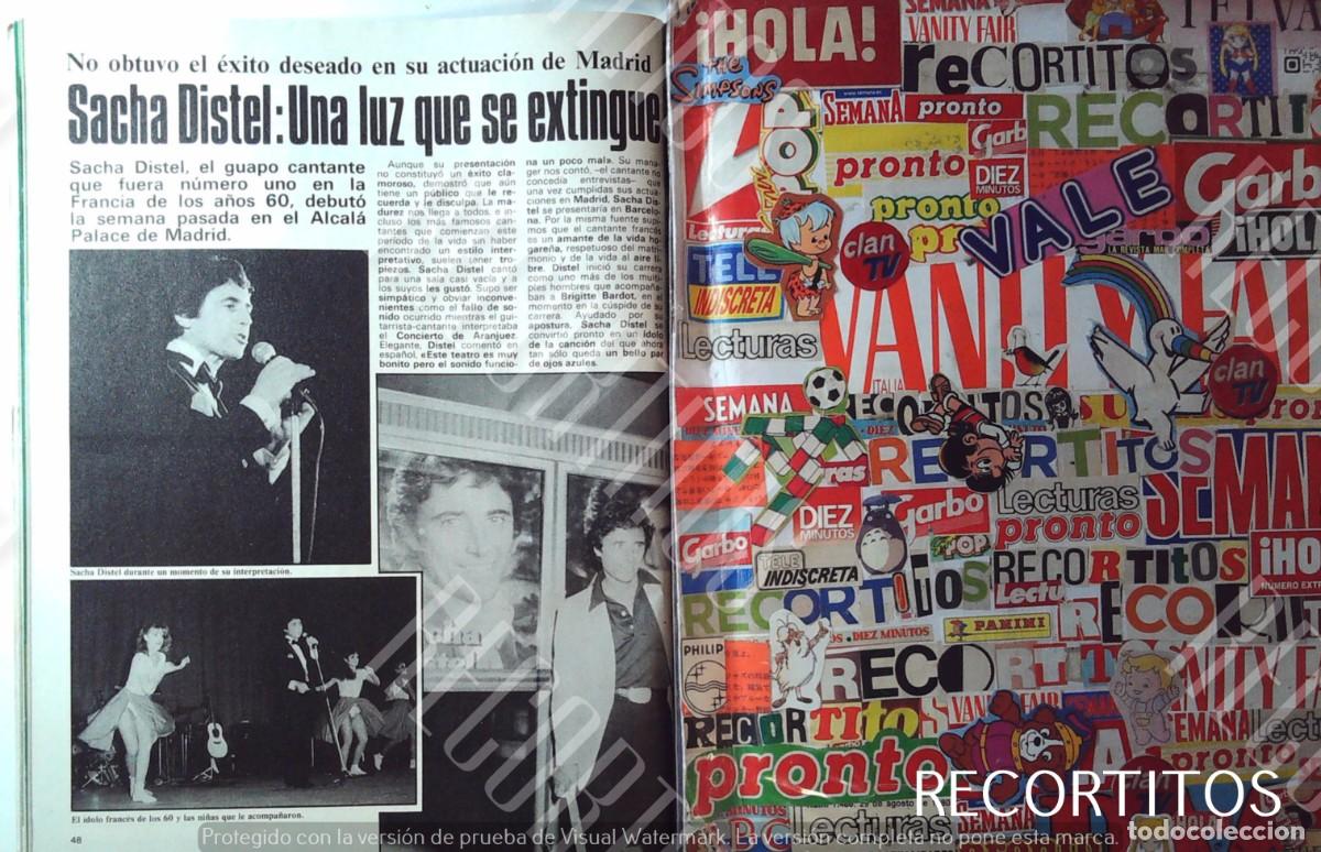 Cine: SACHA DISTEL EN MADRID