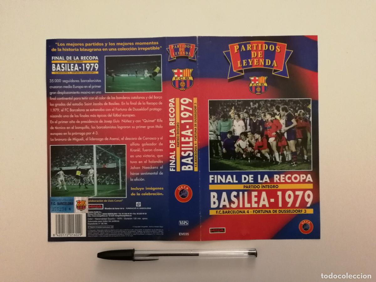 Cine: CARATULA ORIGINAL -A4- FINAL DE LA RECOPA - BASILEA 1979 - FUTBOL CLUB BARCELONA - BARCA