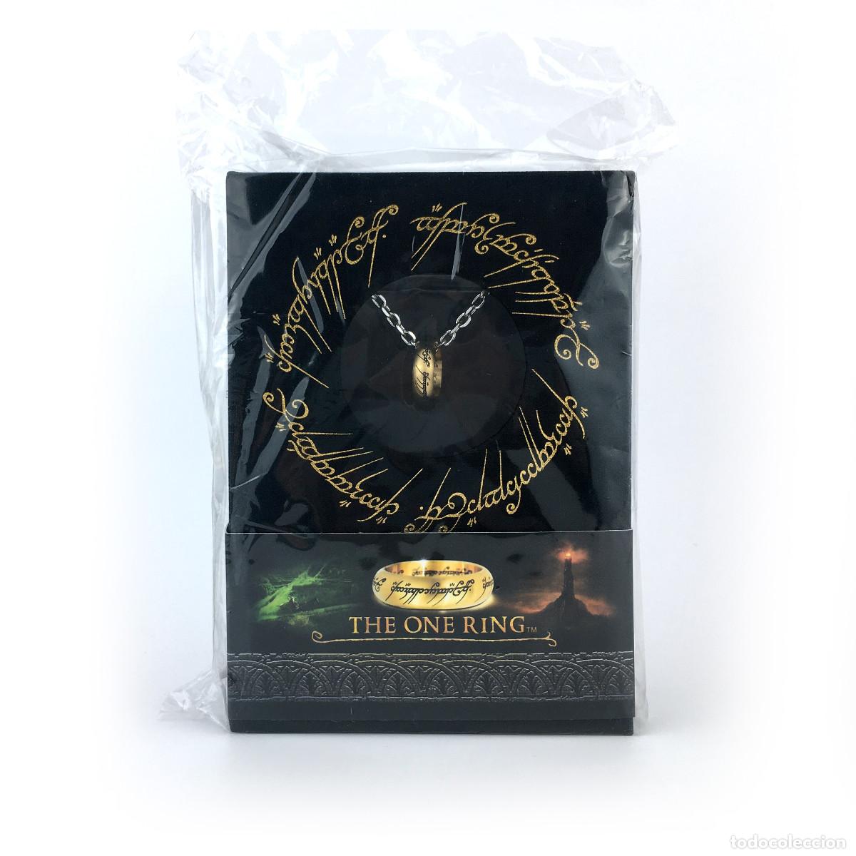 Cine: EL ANILLO UNICO. THE ONE RING STAINLESS STEEL WITH CHAIN OFICIAL EL SEÑOS DE LOS ANILLOS PRECINTADO
