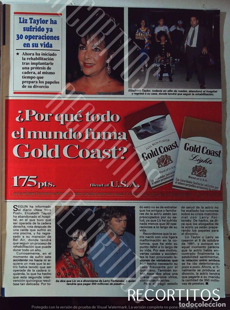 Cine: ELIZABETH TAYLOR LIZ GOLD COAST TABACO