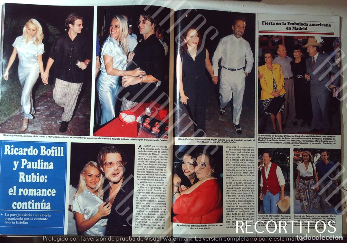 Cine: PAULINA RUBIO RICARDO BOFILL GLORIA ESTEFAN EMILIO