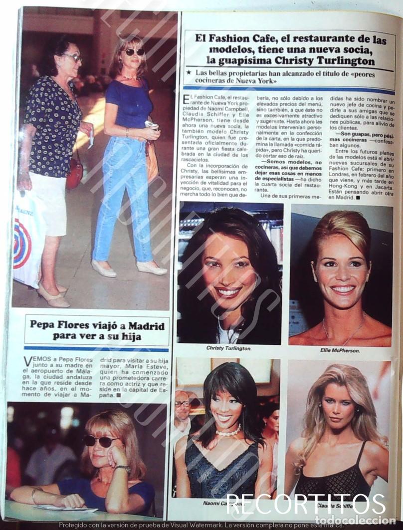 Cine: PEPA FLORES MARISOL CLAUDIA SCHIFFER NAOMI CAMPBELL ELLE MCPHERSON CHRISTY TURLINGTON