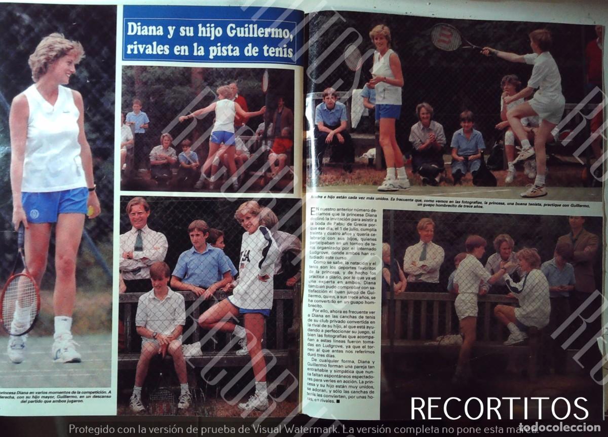 Cine: LADY DI DIANA DE GALES Y GUILLERMO EN EL TENNIS