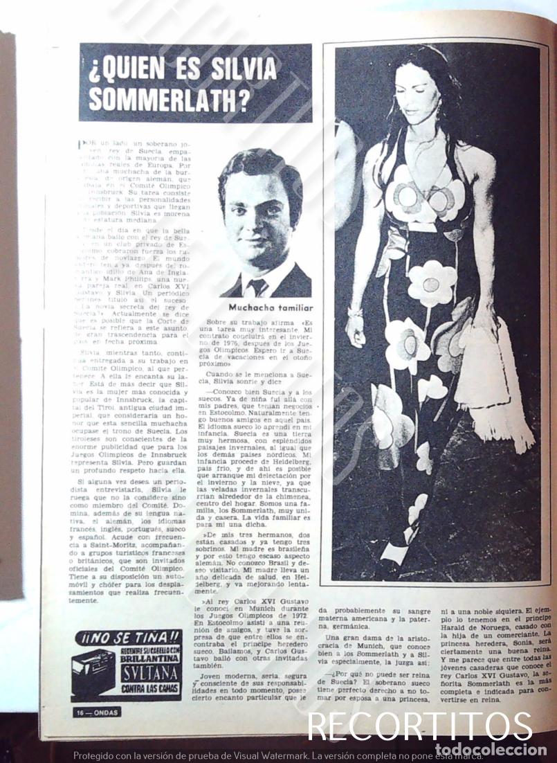 Cine: SYLVIA SILVIA SOMMERLATH DE SUECIA carlos gustavo