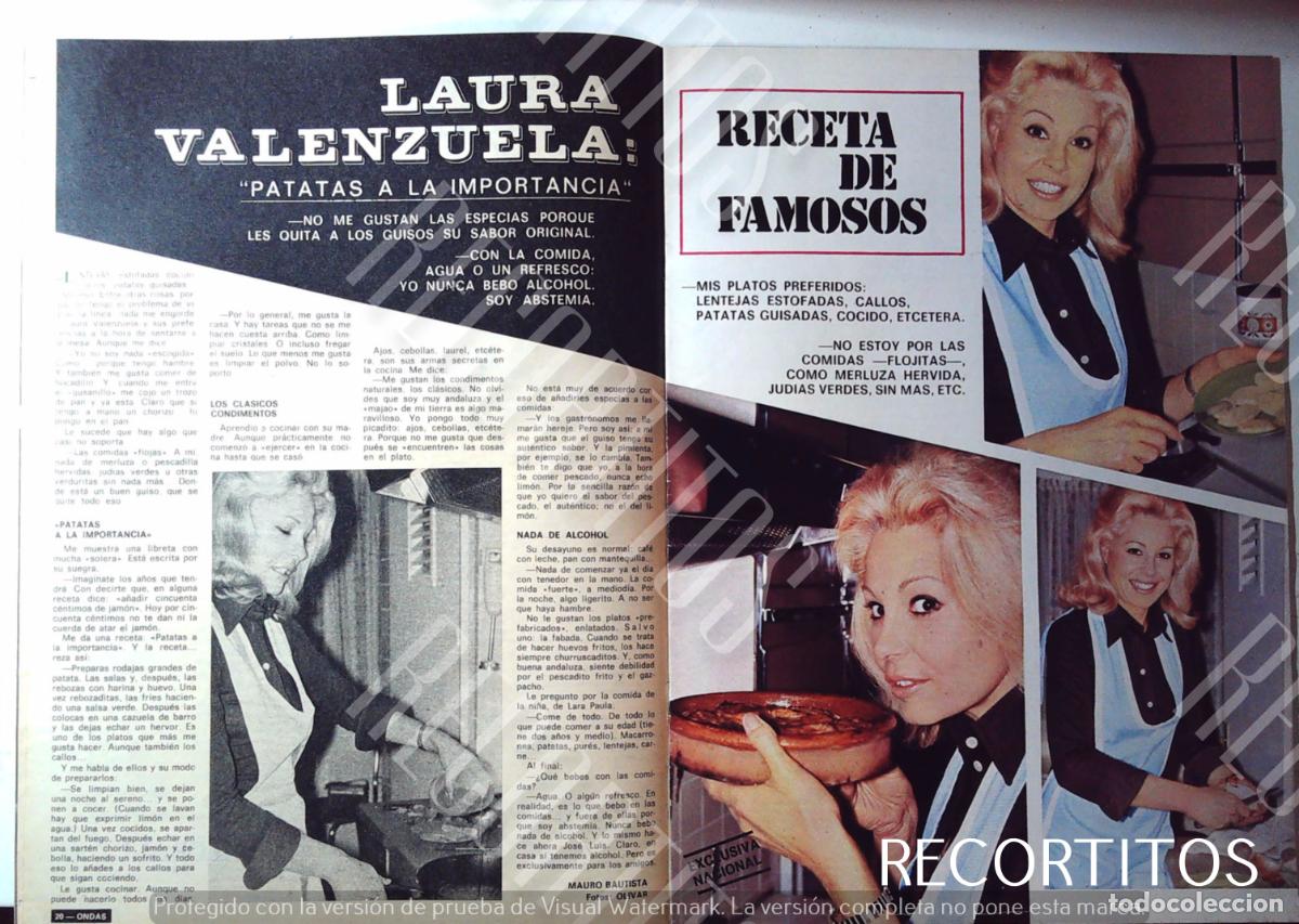 Cine: LAURA VALENZUELA LAS RECETAS DE