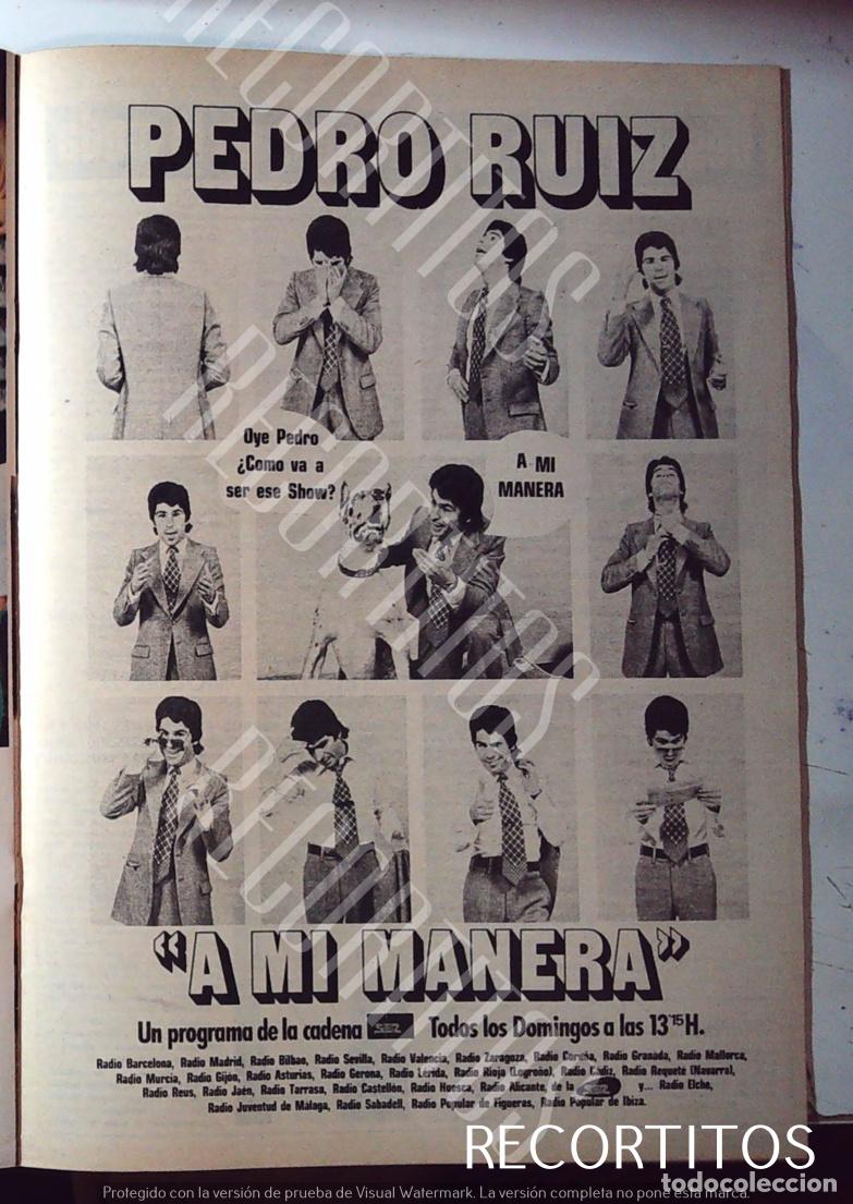 Cine: CADENA SER PEDRO RUIZ A MI MANERA