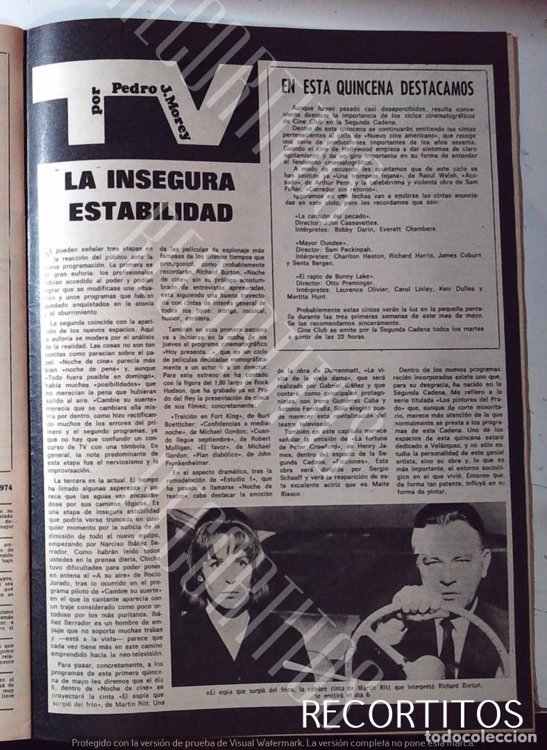 Cine: EL ESPIA QUE SURGIO DEL FRIO RICHARD BURTON