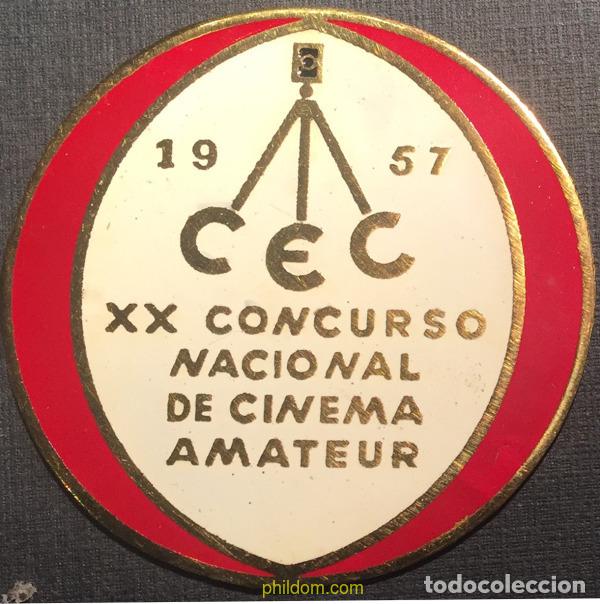 Cine: PLACA XX CONCURSO NACIONAL DE CINEMA AMATEUR 1957