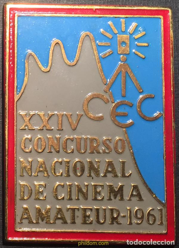 Cine: PLACA XXIV CONCURSO NACIONAL DE CINEMA AMATEUR 1961