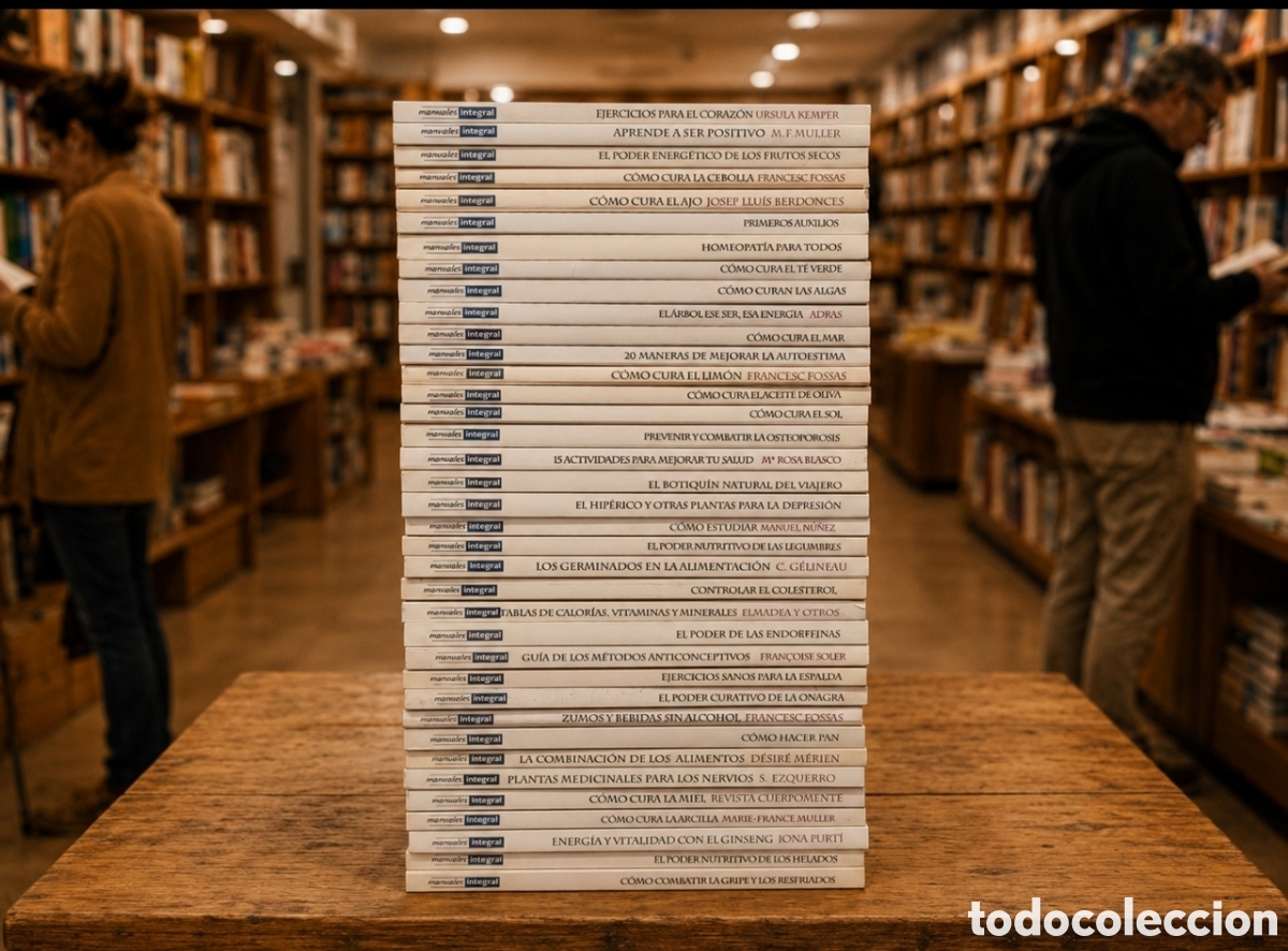 Cine: Lote 37 libros manuales salud natural y bienestar