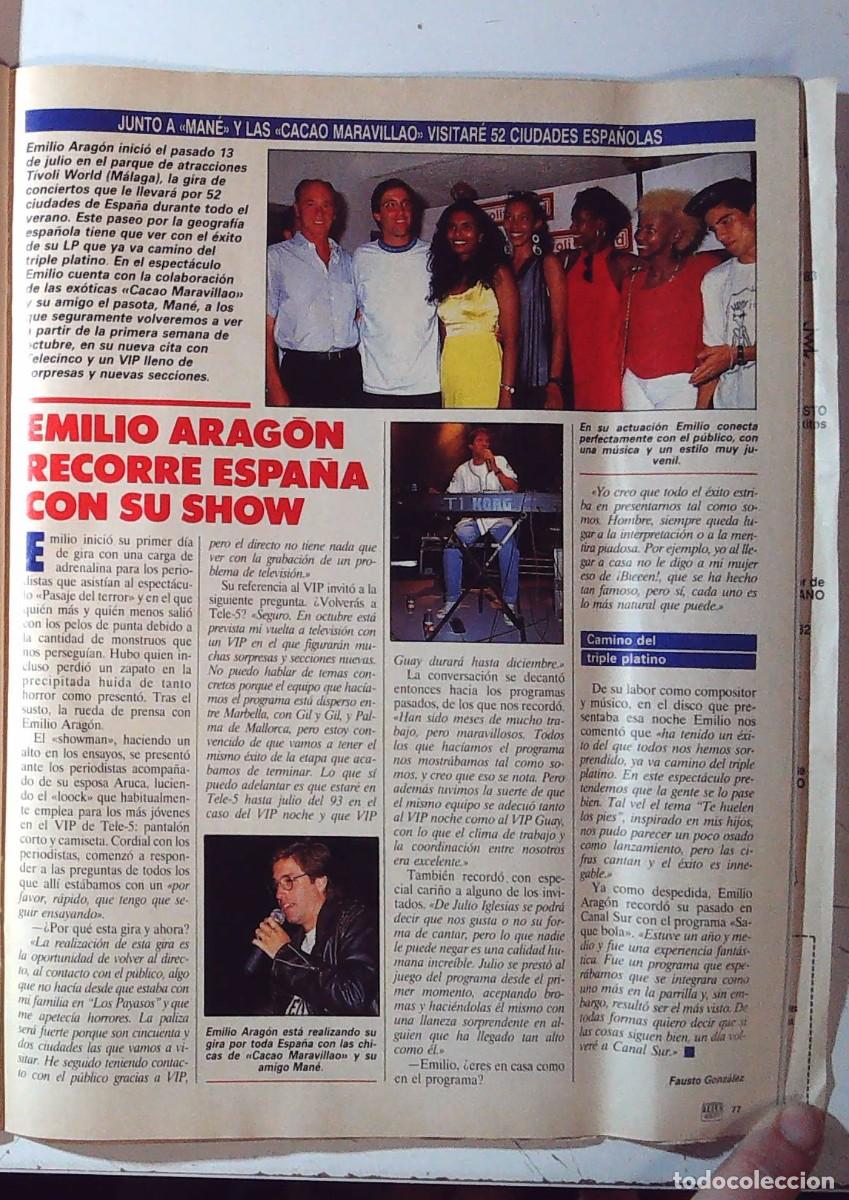 Cine: EMILIO ARAGON VIP NOCHE LAS CACAO MARAVILLAO MANE