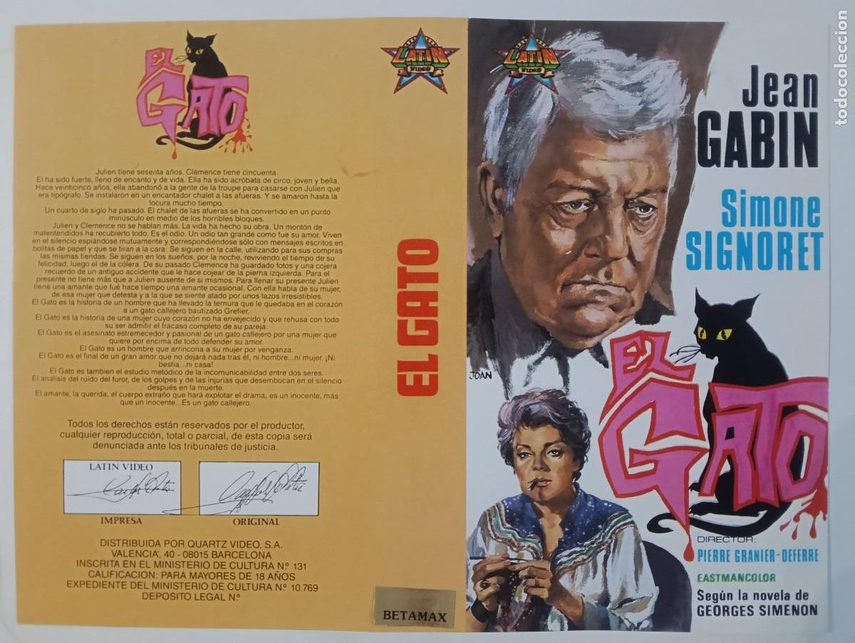 Cine: SUBASTA CARATULA - EL GATO - LATIN BETA