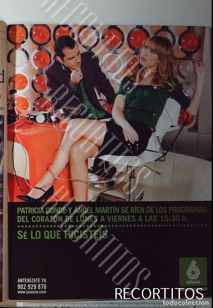 Cine: PATRICIA CONDE ANGEL MARTIN LA SEXTA SE LO QUE HICISTEIS