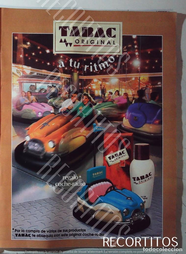 Cine: TABAC FRAGANCIA ANUNCIO PUBLICIDAD CICHE RADIO PROMO COCHES DE CHOQUE
