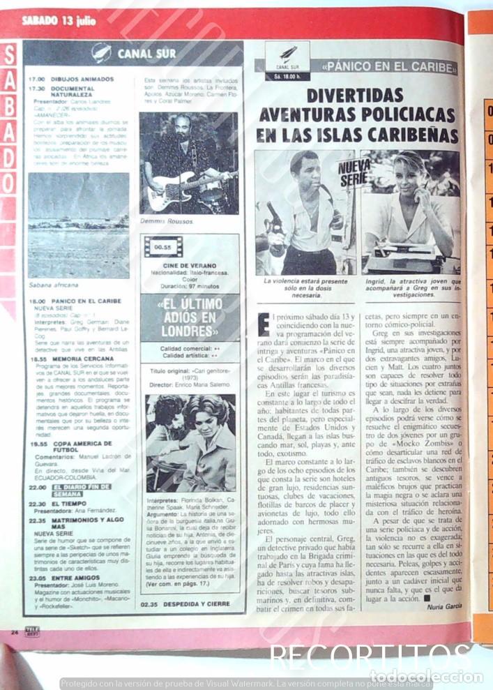 Cine: AZUCAR MORENO LUCKY LUKE ANTHONY QUINN GRACITA MORALES SOR CITROEN DEMIS ROUSOS DEMMIS PANICO EN EL