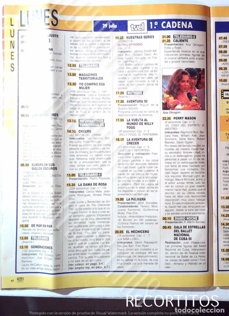 Cine: ANA OBREGON CALIENTE 1991