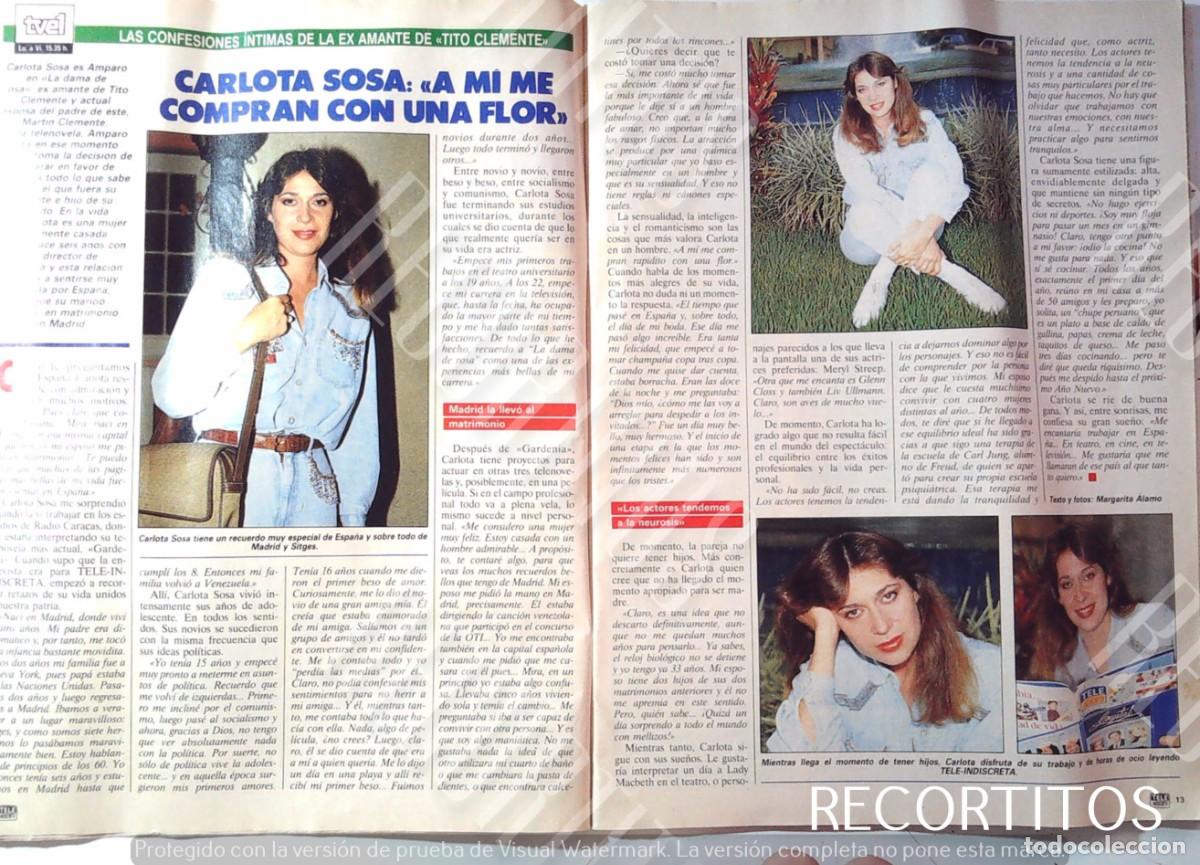 Cine: CARLOTA SOSA AMPARO EN LA DAMA DE ROSA TITO CLEMENTE