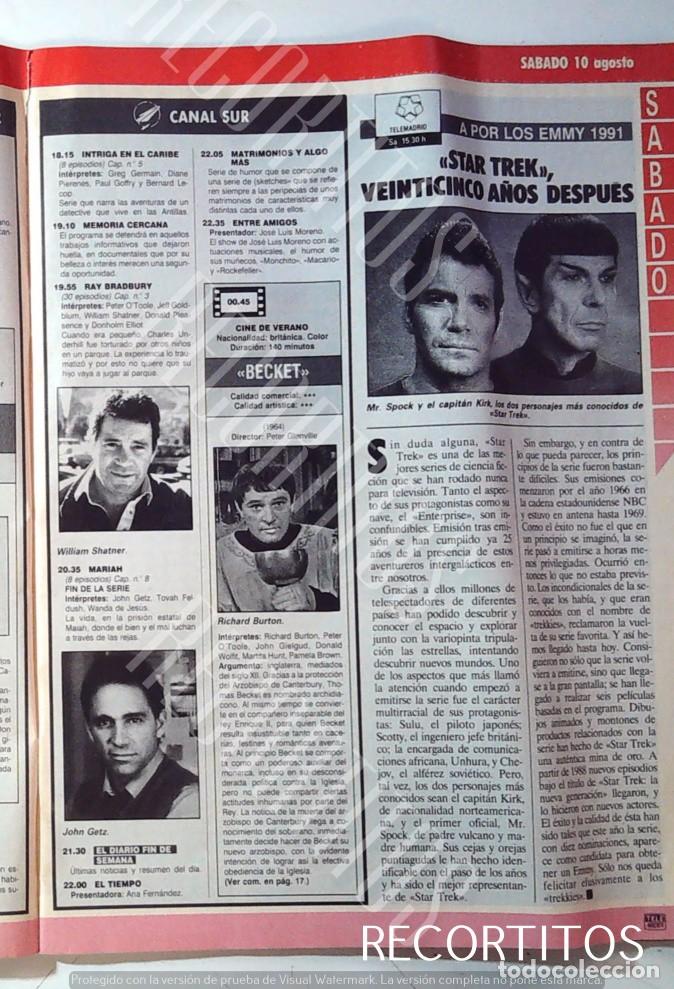 Cine: STAR TREK LEONARD NIMOY RICHARD BURTON WILLIAM SHATNER JOHN GETZ JOSE CORONADO EL GORDO