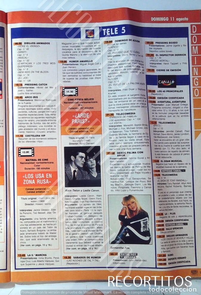 Cine: SAMANTHA FOX ALAIN DELON LAS TORTUGAS NINJA BORIS KARLOFF MICHAEL DOUGLAS