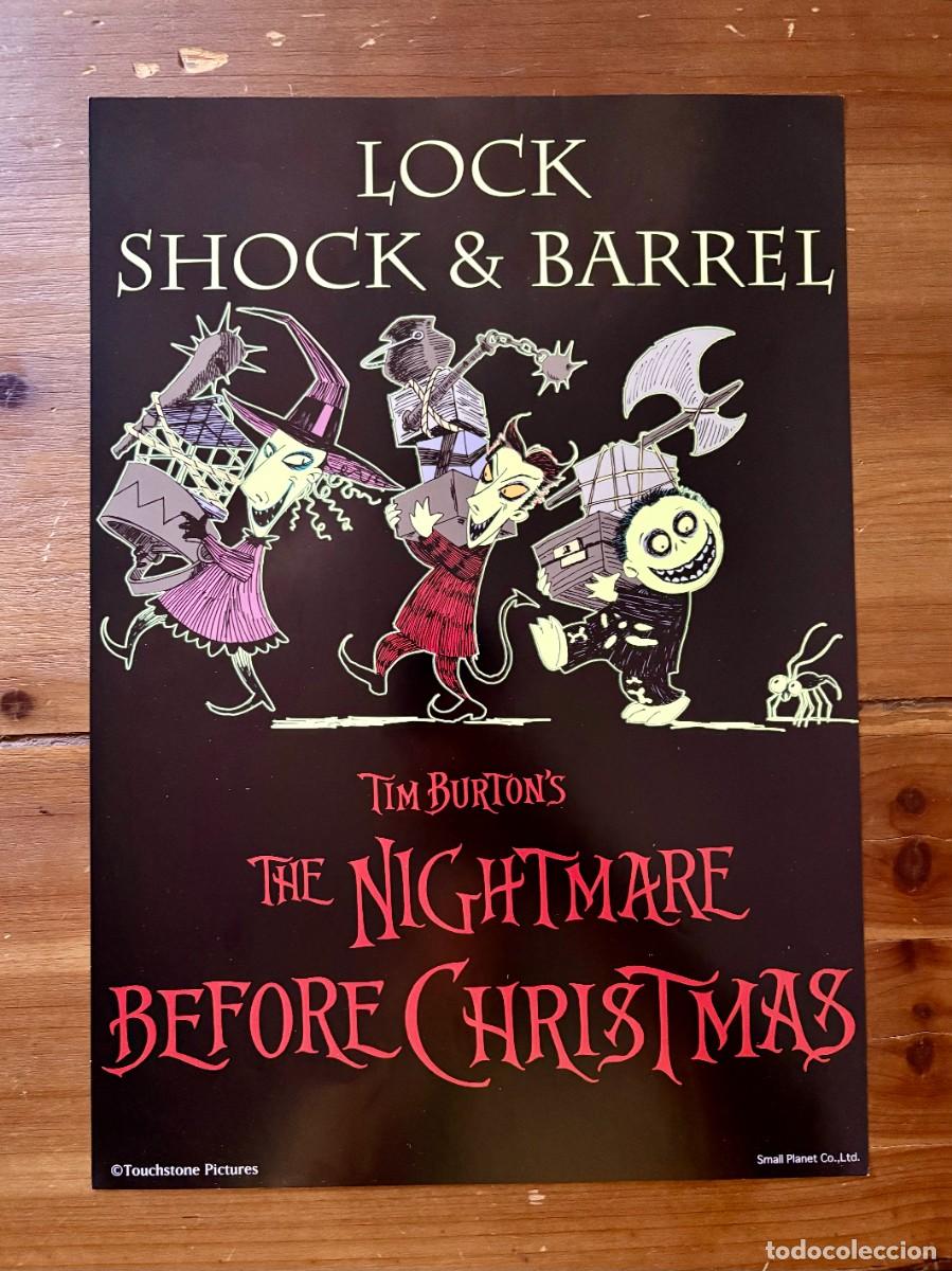 Cinema: LAMINA ORIGINAL TIM BURTON BRILLA OSCURIDAD NIGHTMARE BEFORE CHRISTMAS JAPON SMALL PLANET TOUCHSTONE