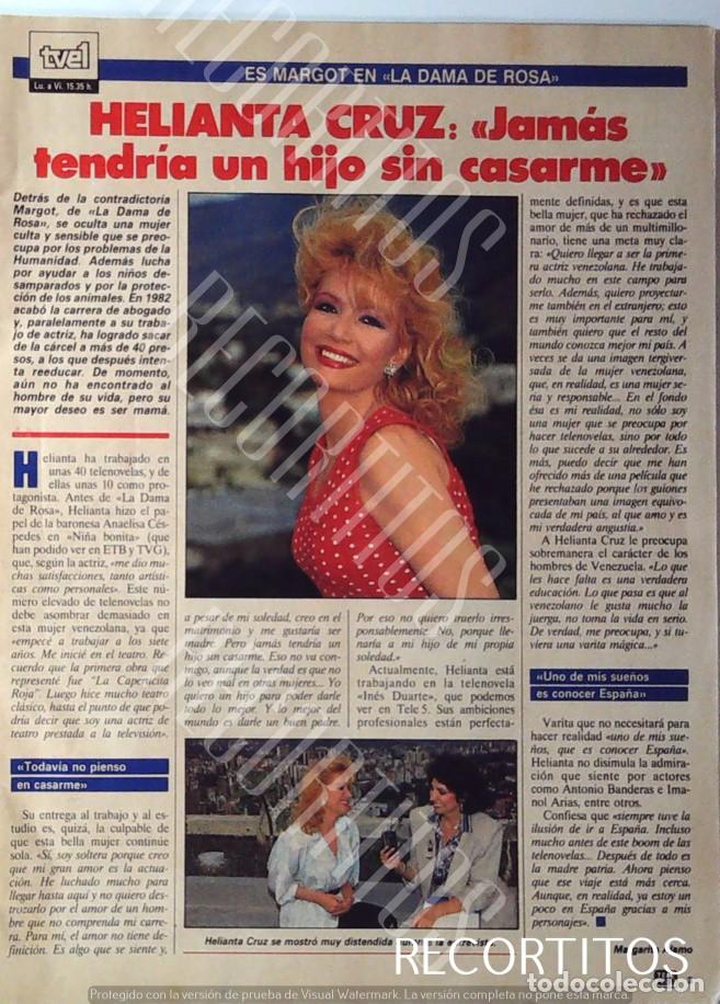 Cine: LA DAMA DE ROSA HELANTIA CRUZ