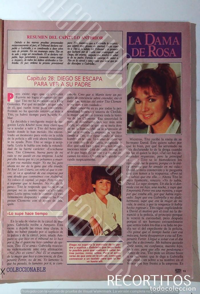 Cine: LA DAMA DE ROSA COLECCIONABLE EN TELEINDISCRETA 28 JEANETTE RODRIGUEZ CARLOS MATA