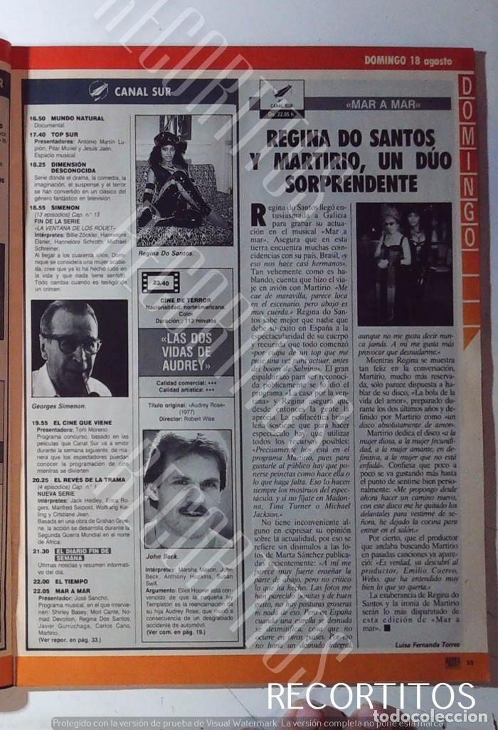 Cine: REGINA DO SANTOS MARTIRIO KARL LAGERFELD GEORGES SIMENON JOHN BECK