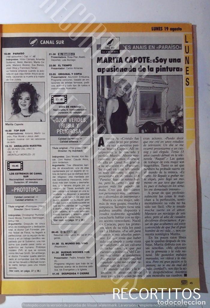 Cine: MARITA CAPOTE ANAIS EN PARAISO