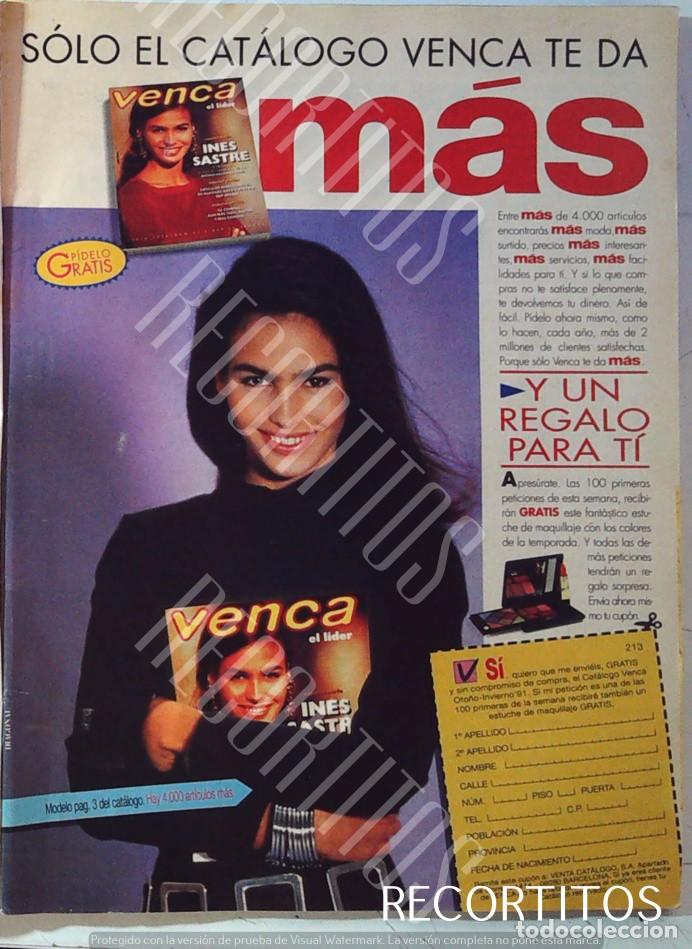 Cine: INES SASTRE EN VENCA 1991