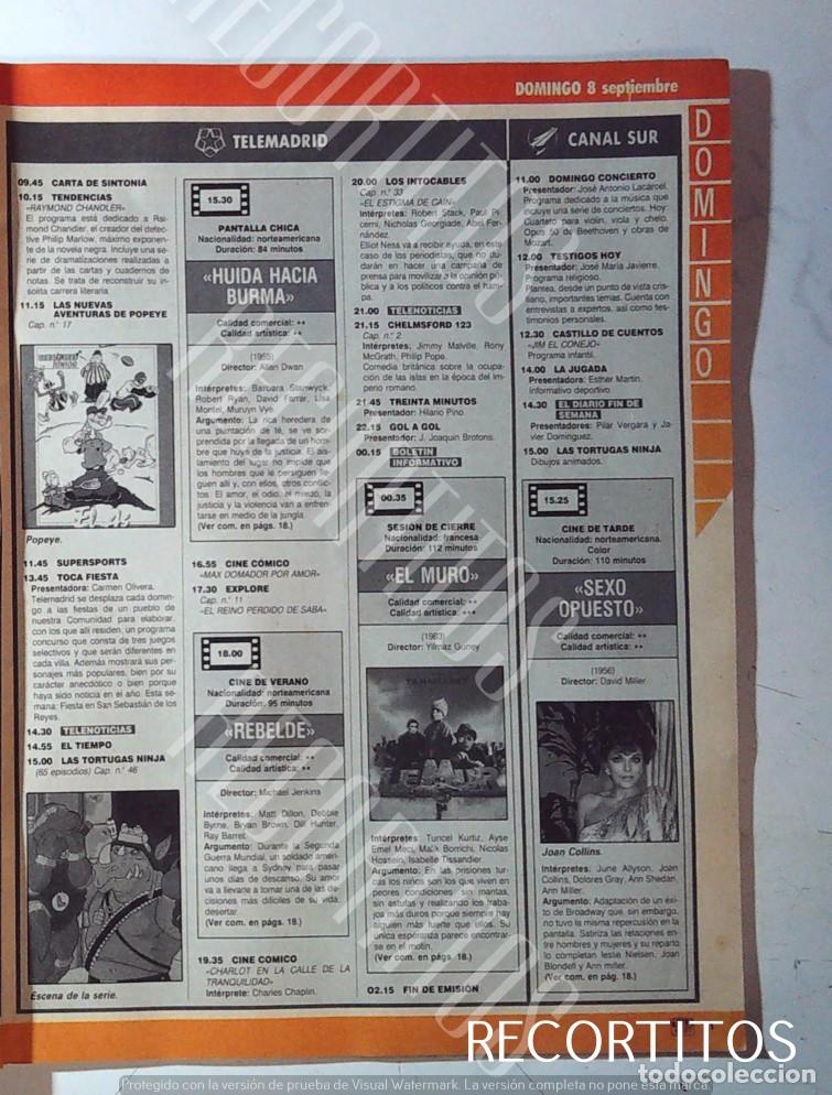 Cine: JOAN COLLINS POPEYE LAS TORTUGAS NINJA EL DUO DINAMICO TO&Ntilde;I MORENO MIA FARROW PERTER OTOOLE
