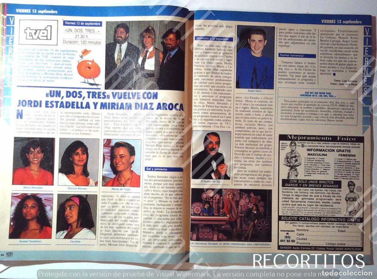 Cine: UN DOS TRES 1 2 3 ANGEL GARO LAS DERROCHONAS HURTADO MARIA ABRADELO CARLLINA CHICHO IBA&Ntilde;EZ SERRADOR