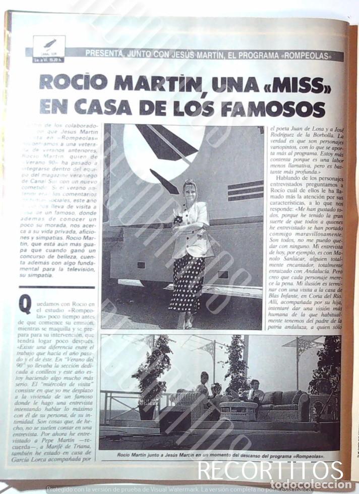 Cine: ROCIO MARTIN MISS ESPA&Ntilde;A EN CANAL SUR