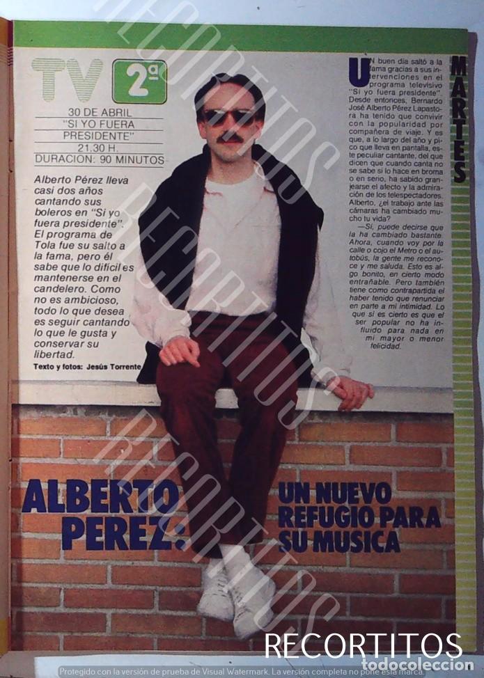 Cine: ALBERTO PEREZ ALBERTO PEREZ SI YO FUERA PRESIDENTE