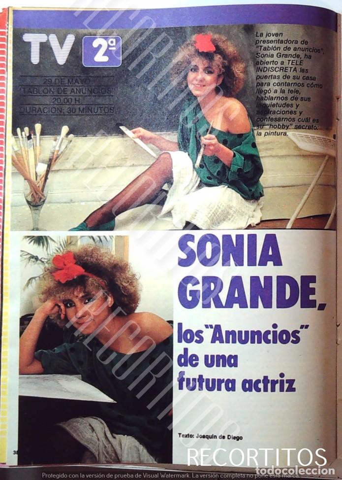 Cine: SONIA GRANDE TABLON DE ANUNCIOS